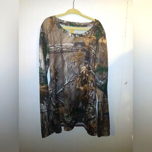 *HP* EUC Girls Long Sleeve Woodland Camp Carhartt Shirt XL 14